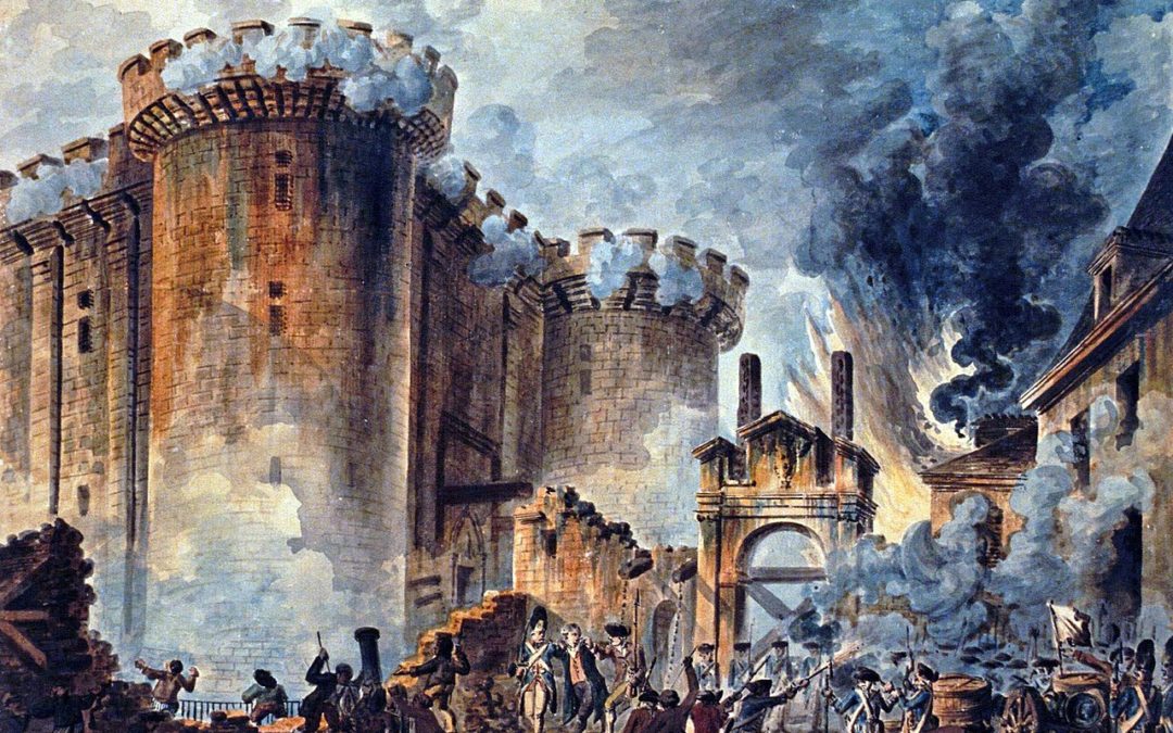 (IMAGE: "The Storming of the Bastille" by Jean-Pierre Houël, from the Bibliothèque nationale de France/